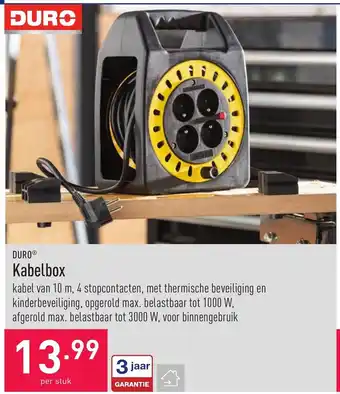 ALDI Duro Kabelbox aanbieding