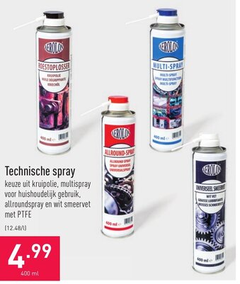 ALDI Technische spray aanbieding
