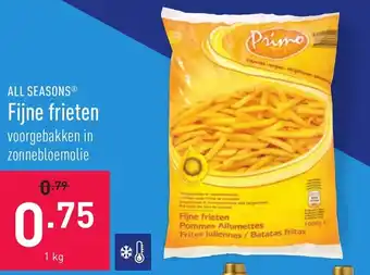ALDI All Seasons Fijne frieten aanbieding