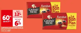 Auchan CAFÉ MOULU GRAND'MÈRE FAMILIAL aanbieding