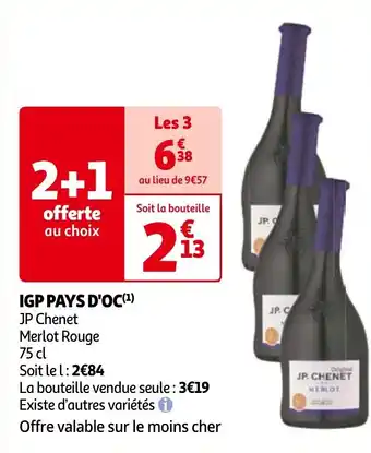Auchan IGP PAYS D'OC aanbieding