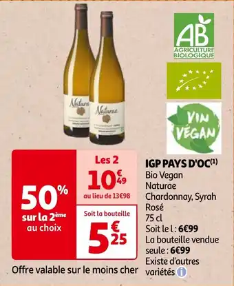 Auchan IGP PAYS D'OC aanbieding