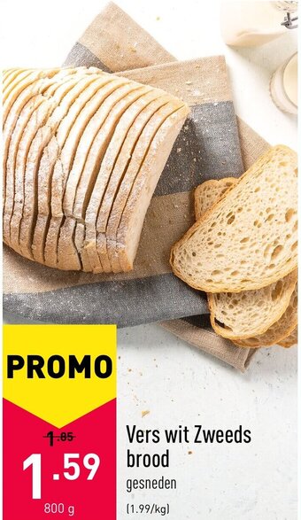 ALDI Vers wit Zweeds brood aanbieding