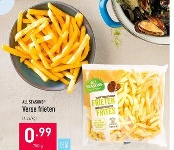 ALDI All Seasons Verse frieten aanbieding