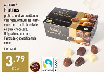 ALDI Ambiente Pralines aanbieding