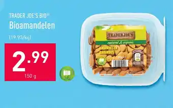 ALDI Trader Joe's Bio Bioamandelen aanbieding