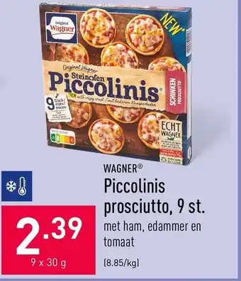 Wagnes Piccolinis prosciutto, 9 st.