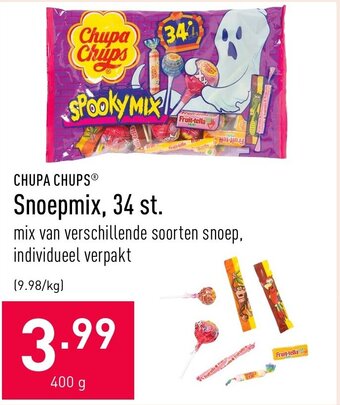 ALDI Chupa Chups Snoepmix, 34 st. aanbieding