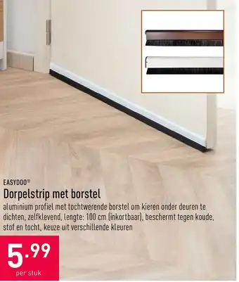 Easydoo Dorpelstrip met borstel