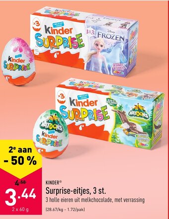 ALDI Kinder Surprise-eitjes, 3 st. aanbieding