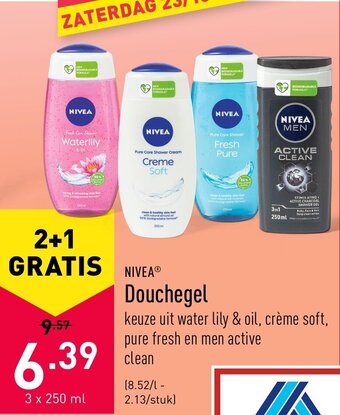 ALDI Nivea Douchegel aanbieding