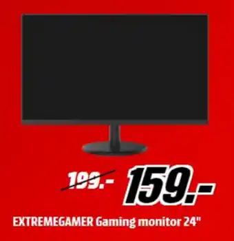MediaMarkt Extremegamer Gaming monitor 24" aanbieding