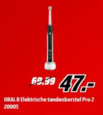 MediaMarkt Oral B Elektrische tandenborstel Pro 2 2000S aanbieding