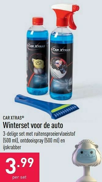 ALDI Car xtras winterset voor de auto aanbieding