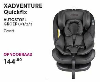 Baby & Tiener Xadventure quickfix autostoel aanbieding