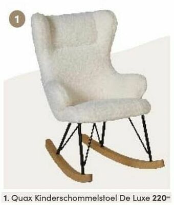 Baby & Tiener Quax kinderschommelstoel de luxe aanbieding