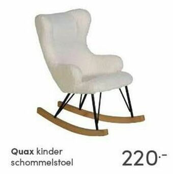 Baby & Tiener Quax kinder schommelstoel aanbieding