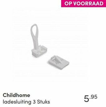 Baby & Tiener Childhome ladesluiting aanbieding