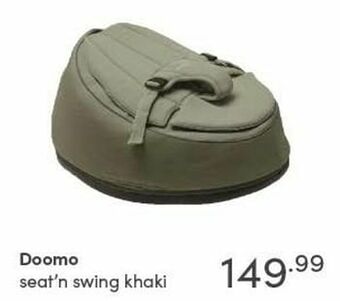Baby & Tiener Doomo seat`n swing khaki aanbieding