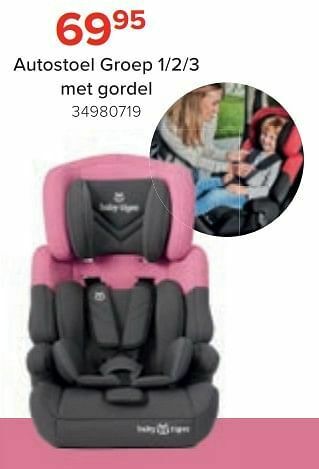 Autostoel met gordel