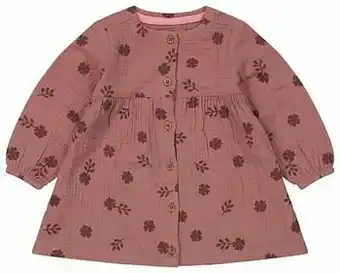 HEMA HEMA Babyjurk Bloemen Roze (roze) aanbieding