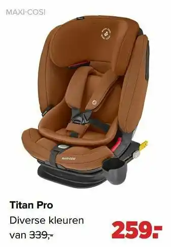Baby-Dump Maxi-cosi titan pro aanbieding