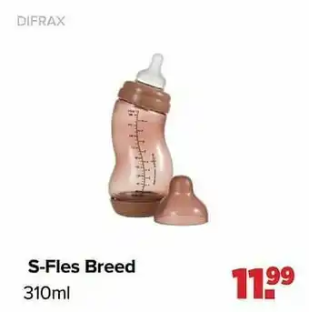 Baby-Dump Difrax s-fles breed aanbieding