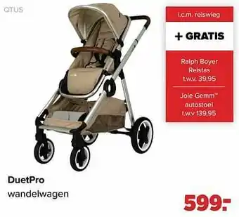 Qtus duetpro wandelwagen