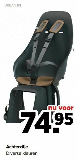 Baby-Dump Urban iki achterzitje aanbieding