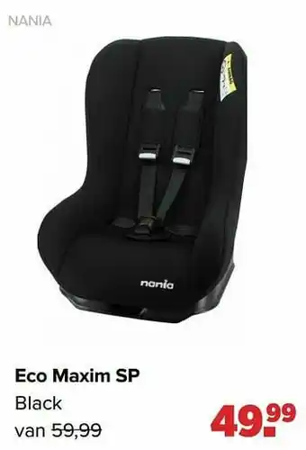 Baby-Dump Nania eco maxim sp black aanbieding