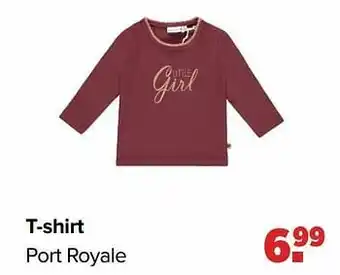 Baby-Dump T-shirt port royale aanbieding
