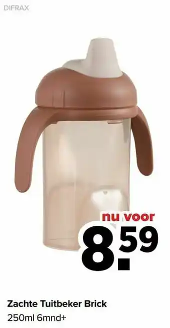 Difrax zachte tuitbeker brick