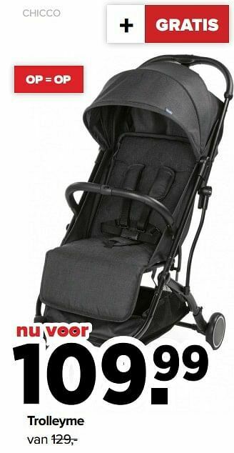 Baby-Dump Chicco trolleyme aanbieding