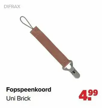 Difrax fopspeenkoord uni brick