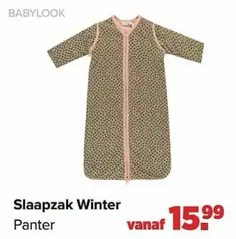 Babylook slaapzak winter panter