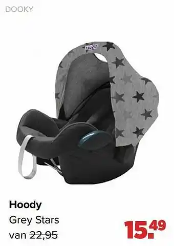 Dooky hoody grey stars