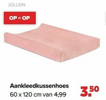 Baby-Dump Jollein aankleedkussenhoes aanbieding
