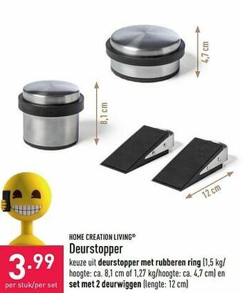 ALDI Home creation living deurstopper aanbieding