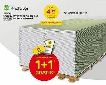 Brico Waterafstotende gipsplaat aanbieding