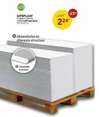 Brico Gipsplaat aanbieding