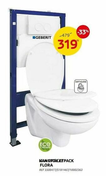 Brico Hangtoiletpack flora aanbieding