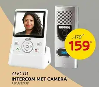 Alecto intercom met camera