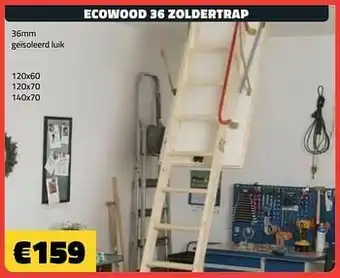 Ecowood 36 zoldertrap