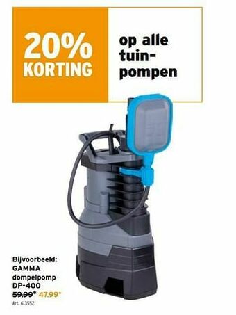 Gamma dompelpomp dp-400
