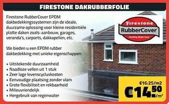 Firestone dakrubberfolie