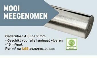 GAMMA Ondervloer aluline aanbieding