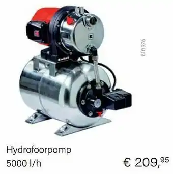Multi bazar Einhell hydrofoorpomp aanbieding