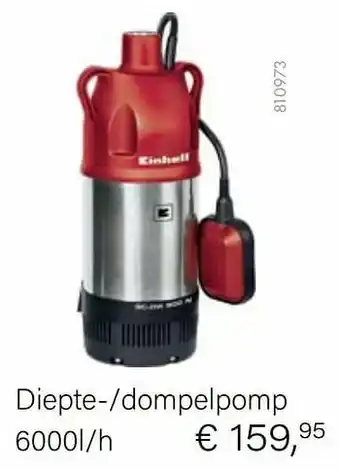 Multi bazar Einhell diepte--dompelpomp aanbieding