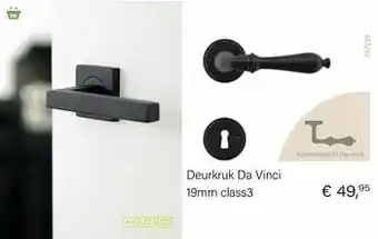 Multi bazar Deurkruk da vinci 19mm class3 aanbieding