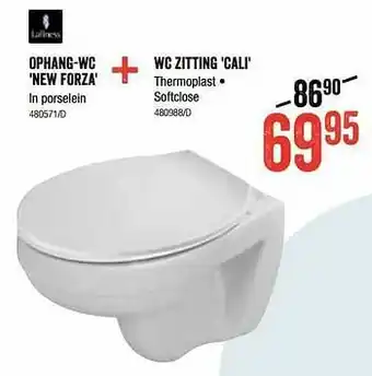 HandyHome Ophang-wc new forza + wc zitting cali aanbieding